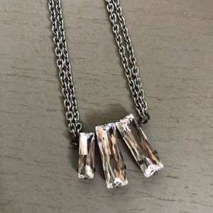 SABIKA 3 Stone Crystal Necklace